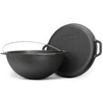 Kasan gusseisen Bratpfanne Kazan Grillpfanne kaufen - Kasan mit Deckel, Feuerpfanne, Kasan kaufen